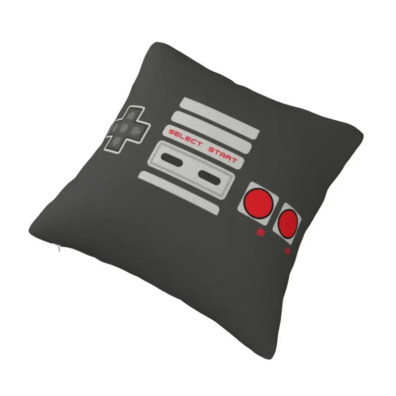 Custom Vintage Video Game Controller Luxury Throw Pillow Cover Gamer Lover Car Cushion