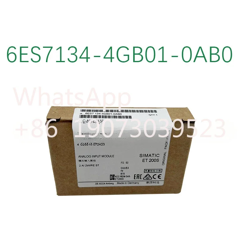 New Original In BOX  6ES7 134-4GB01-0AB0  6ES7134-4GB01-0AB0  {Warehouse stock} 1 Year Warranty Shipment within 24 hours