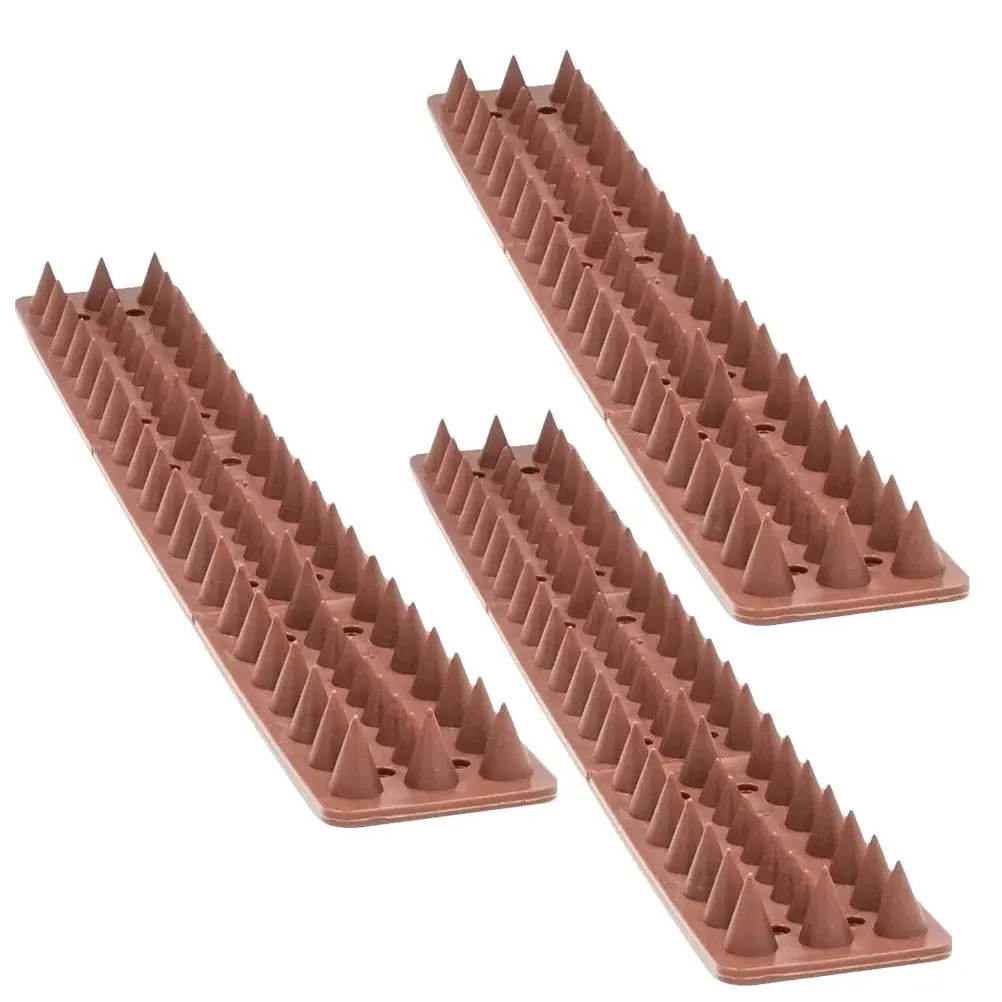 

Набор из 3 пластиковых шипов-ограничителей для защиты от лазания, для ограждений, балконов, окон, улицы, отпугивания кошек и птиц