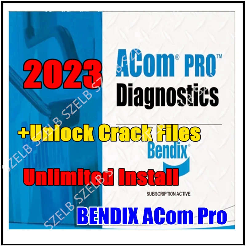 For Bendix ACom Pro Diagnostics 2023v1+Crack Unlocked for Mulit PCs Truck Support Updates NEW Education and Troubleshooting