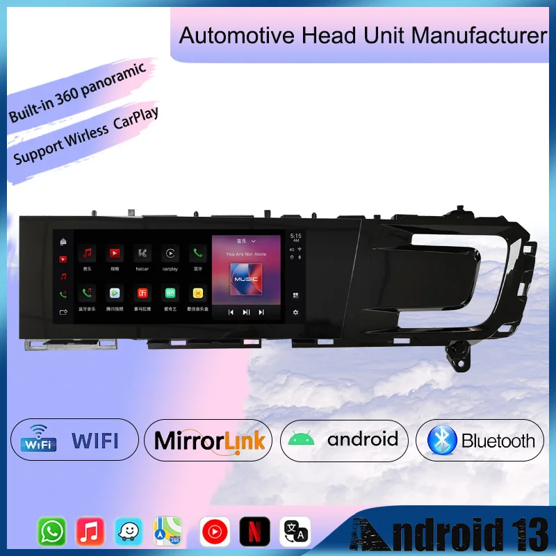 

Upgrade New 11inch Co-pilot display For Porsche Panamera 2024 Car Wireless Carplay Multimedia player Screen Android 13 Head Unit