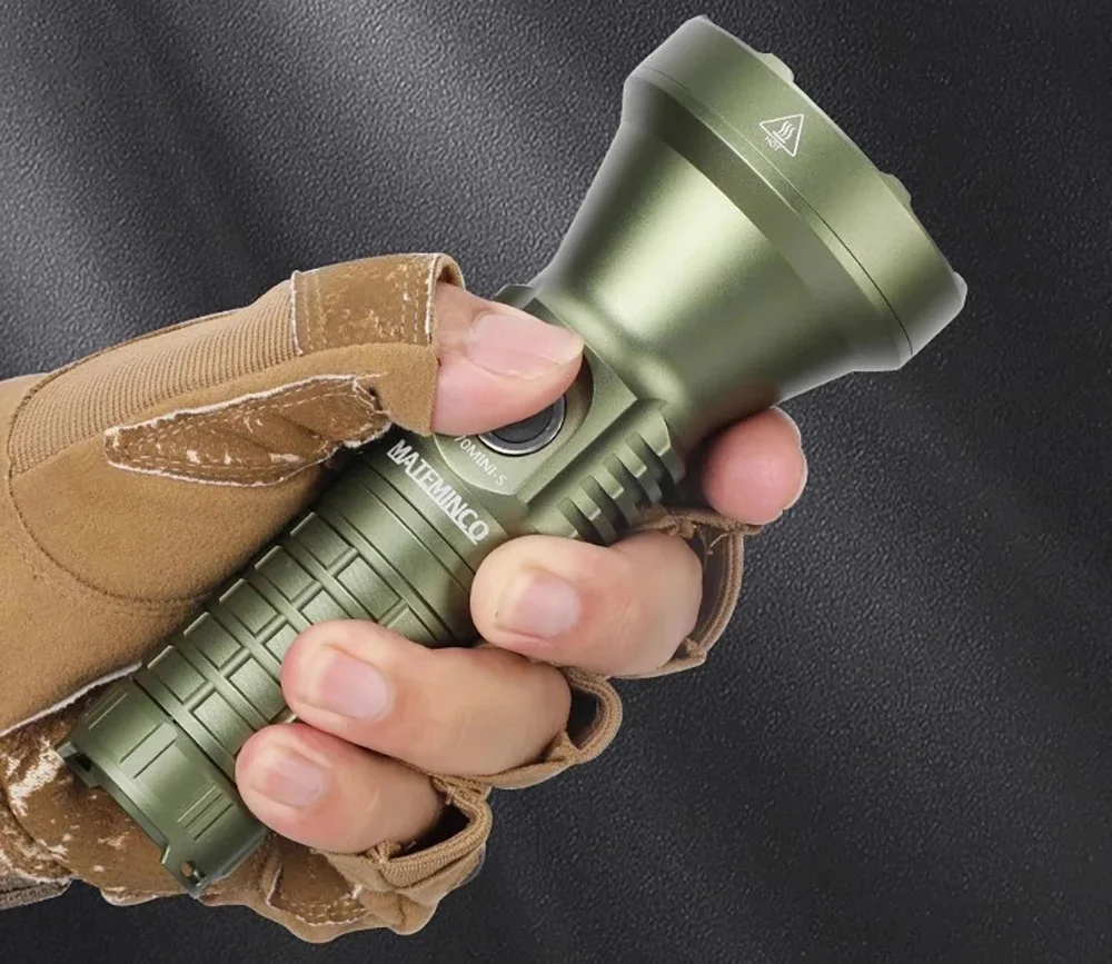 Long Range Throw Light MATEMINCO MT70MINI-S Flashlight Max 3050 Lumen 1280M Torch Lantern With 26650 Li-ion Battery