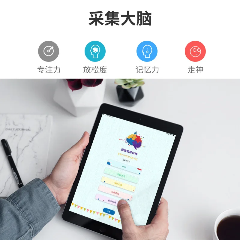 Intelligent Brainwave Head Ring Wave Brainwave Detector Student Concentration Biofeedback Training