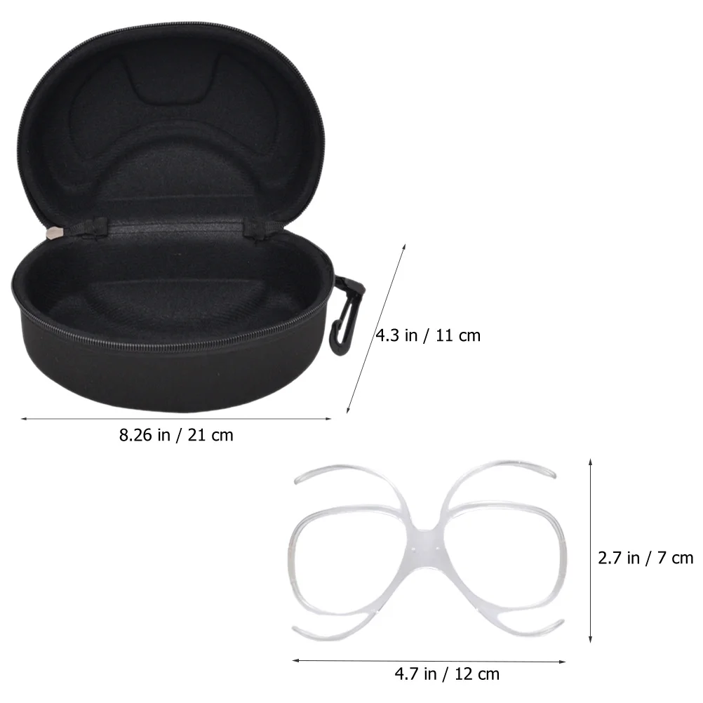 

1 комплект, оправа для лыжных очков, адаптер для стекла Tr, надежное приспособление для лыжных мотоциклов, сноуборда, совместимая с большинством лыжных очков, очки