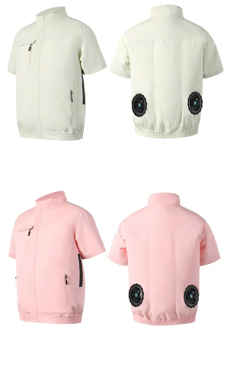 Summer 3 Fans 4 Fans Air Conditioning Cooling Vest Men Women Outdoor Jacket Sun Protection Windbreaker Travel Fishing Sports