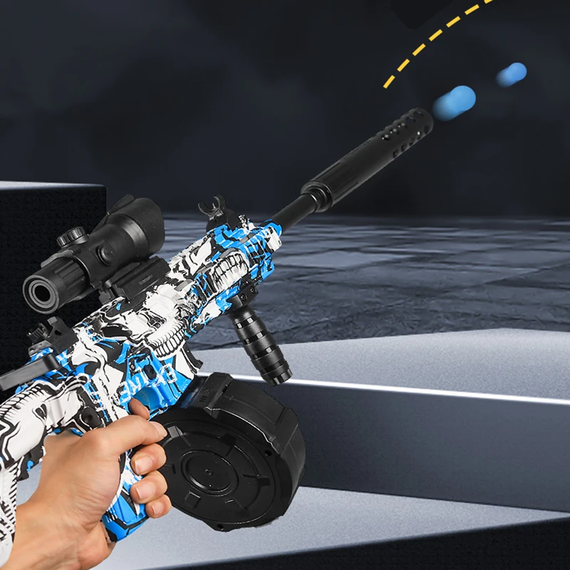 M416 電動バーストトイガン ゲルボール USB充電に適しており、複数のオプションから選択でき、お祭りや屋外遊びの男の子へのギフトに最適です。