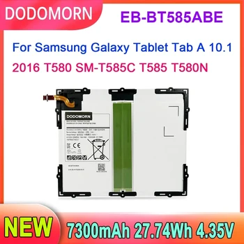 Samsung Galaxy Tablet PC用バッテリー4.35v,EB-BT585ABE t580 10.1 t585 t580n 27.74wh,2016 mah