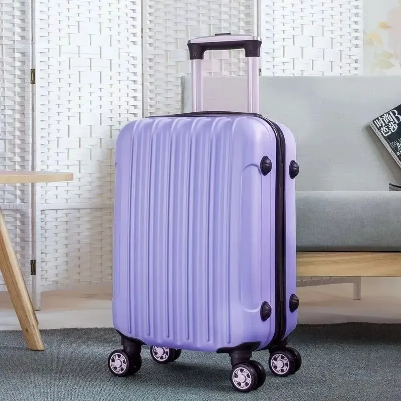 Nuovo Valigia da viaggio con ruota universale Trolley leggero con password in ABS Bagaglio d'imbarco resistente all'usura Bagaglio a rotelle alla moda