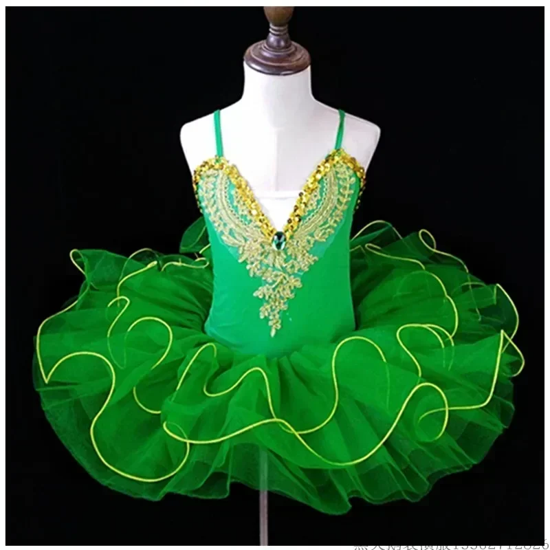 Professional Ballerina บัลเล่ต์ Tutu สําหรับเด็กหญิง Adulto เต้นรําเสื้อผ้าเด็กแพนเค้ก Tutu เครื่องแต่งกายบัลเล่ต์ Leotards ชุดบัลเล่ต์