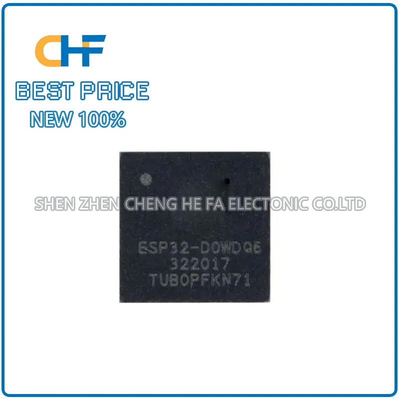 5PCS/10PCS ESP32-D0WDQ6 package QFN-48 dual core Wi Fi&Bluetooth MCU wireless transceiver chip IC brand new original