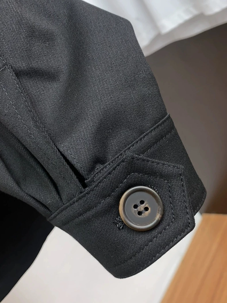 سترة BC 25FW ذات طية صدر السترة من القطن المزج #5