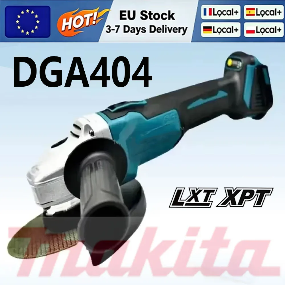 für Makita 125mm bürstenloser elektrischer Winkelschleifer mit Lithium-Akku, 3 Geschwindigkeiten, Holzschleif-, Polier- und Schneidwerkzeug für Makita 18V Akku