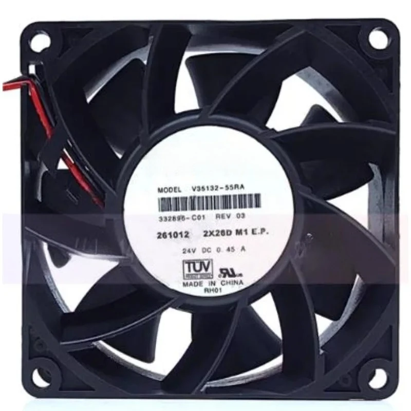 

Brand New Original V35132-55RA CPU Cooler Fan 24V 0.45A 8038 ABB Inverter Cooling 80x80x38mm fast delivery