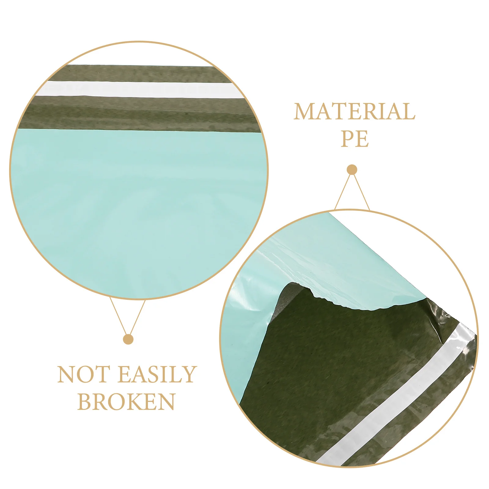 

50Pcs Strong Self Sealing Mailing Envelopes Waterproof Shipping Bags for Clothing Lightweight Parcels Secure Adhesive Closure