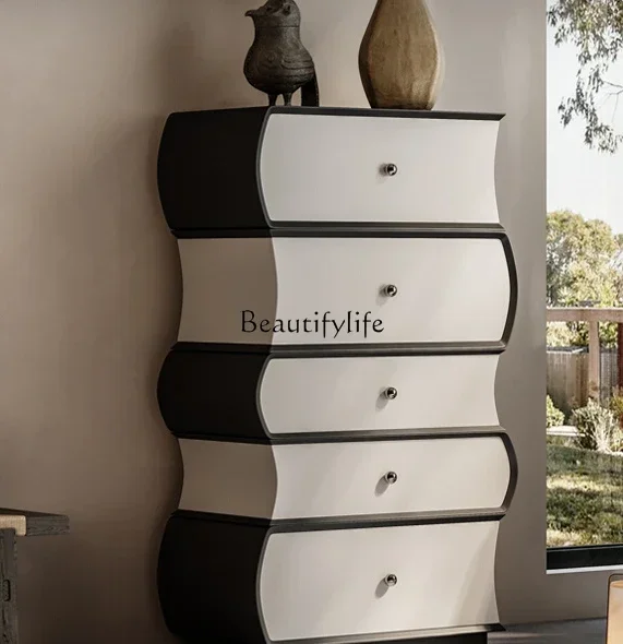 

pg46Italian minimalist chest of drawers designer living room large capacity drawer bedside cabinet