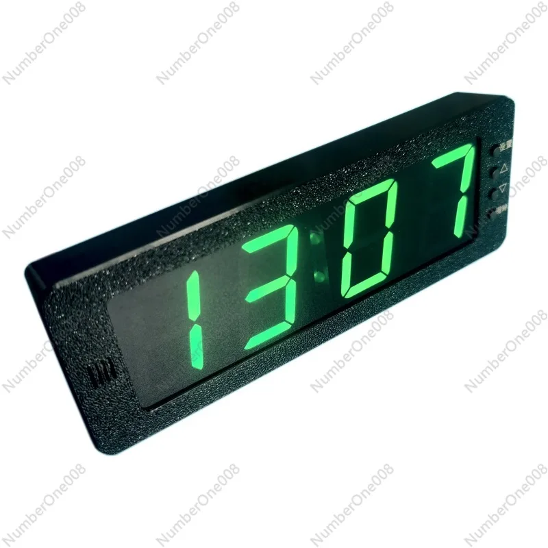 1.2 inch 4-bit GPS satellite time/WiFi time digital tube clock does not need to adjust the time, there is a date temperature