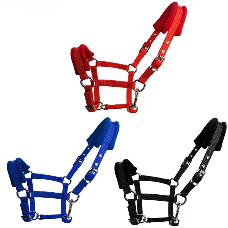 

Horse Halter Bridle Soft Horse Riding Equipment Equestrian Horse Protect Cheval Sport Accessories