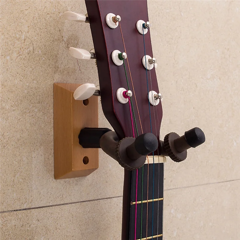 SGG-Guitar Hook Solid Wood Base Hook Guitar Yukri Wall Hook Wood Base Guitar Frame Hook Guitar Wall