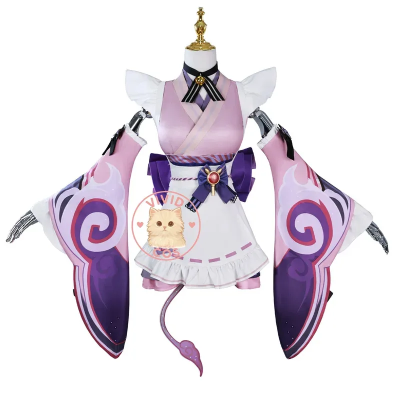 

Genshin Impact Yummatuki Mizuki Cosplay Costume Two-Dimensional Anime-Style RPG Games Like PGens Game-Licensed;2,c'4,h.