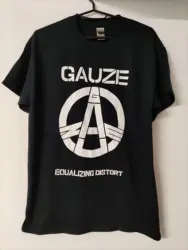 GAUZE Equalizing Distort T-shirt Punk Hardcore Gism Bastard