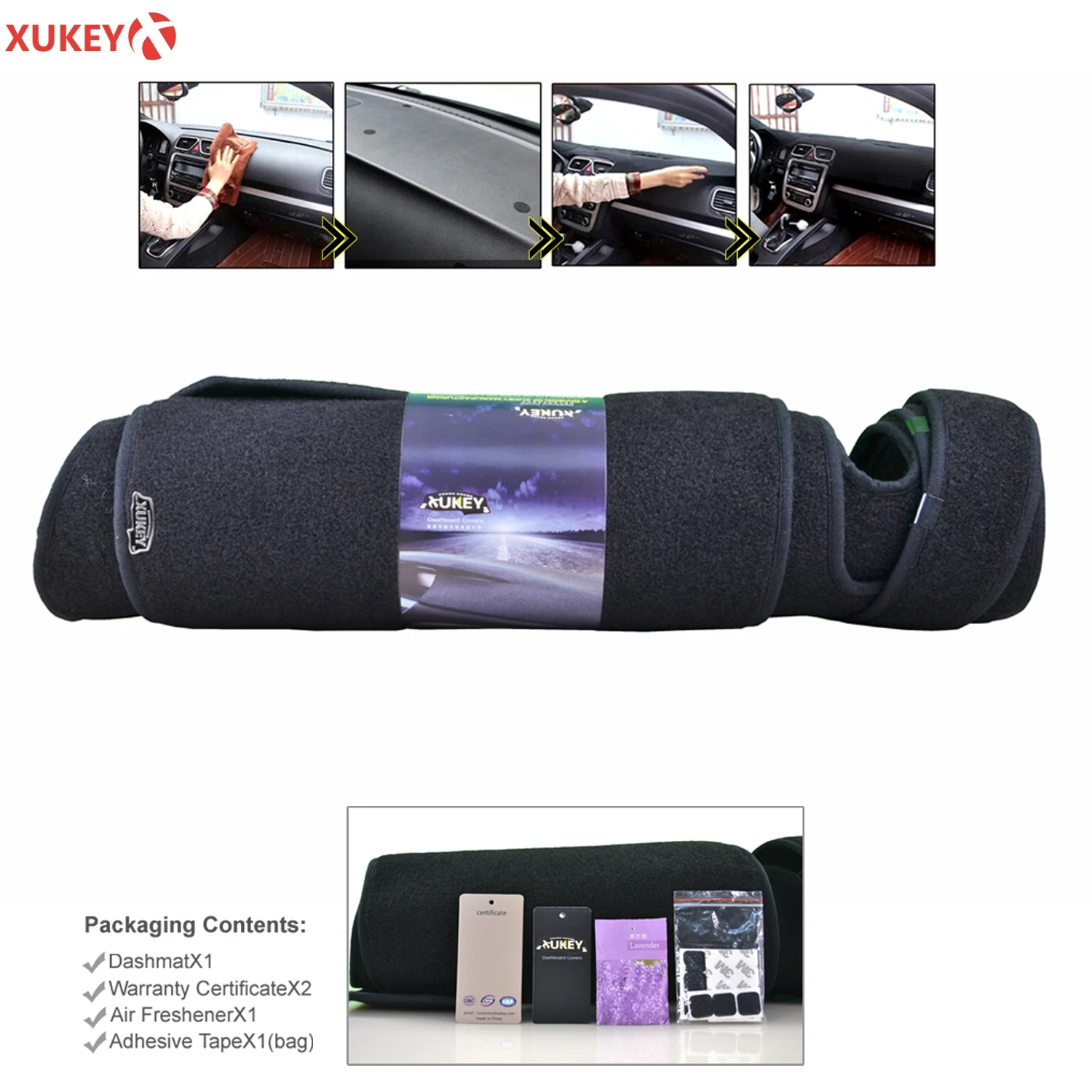

Коврик-накладка на приборную панель Xukey для Chevrolet Cavalier 1995-2005 MK3 1996 1997 1998 1999 2000 2001 2002