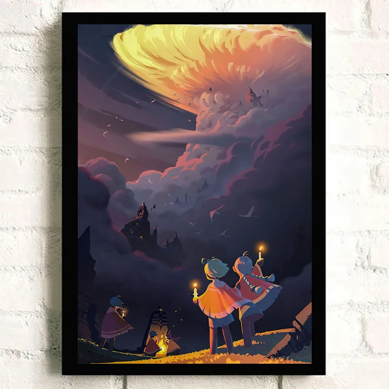 Children Of The Light Poster Game The Sky Canvas printing wall art decoration hanging paintings For Home Living room decoration