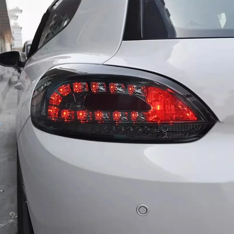 Car Taillight Rear Lamp Assembly for Volkswagen vw Scirocco 2009-2014 Modified Turn signal Brake Light