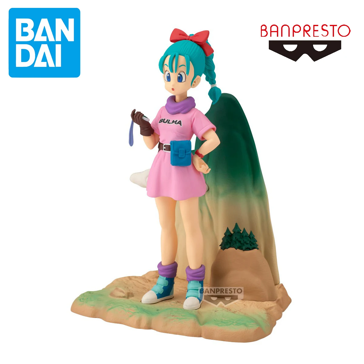 

In Stock Original Bandai BANPRESTO Prepainted History Box Dragon Ball Bulma Anime Figure Model Decoration Collection Series
