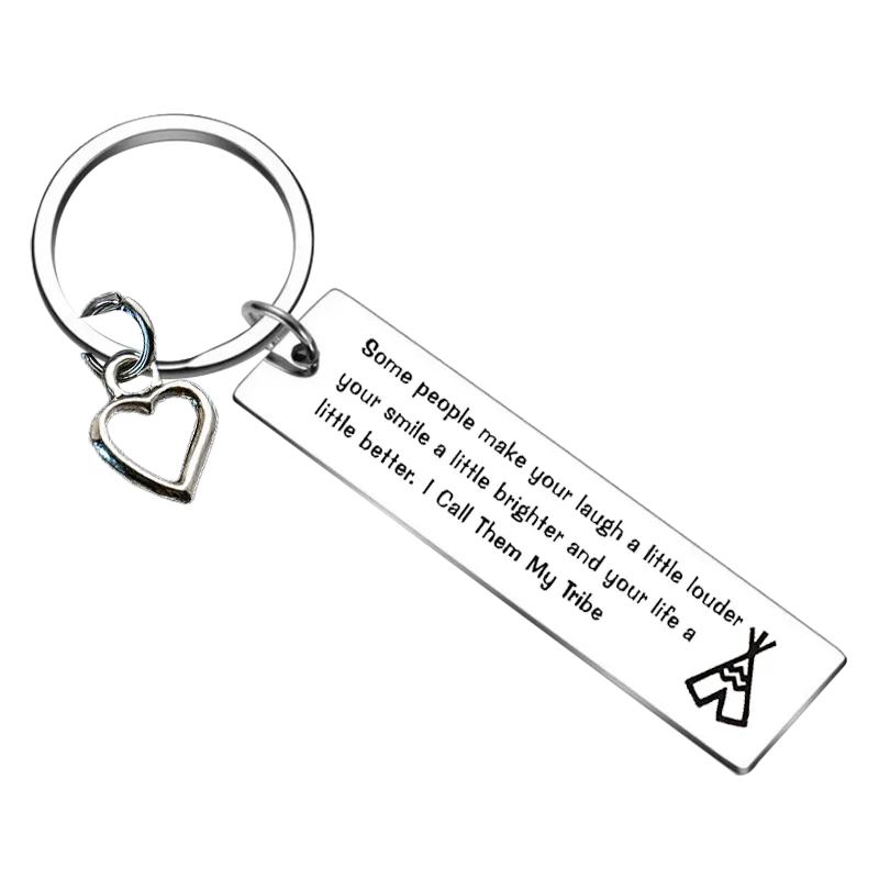 Best Friend Gift Keychain Outdoor Lover Key Chain Pendant sister friendship Gifts