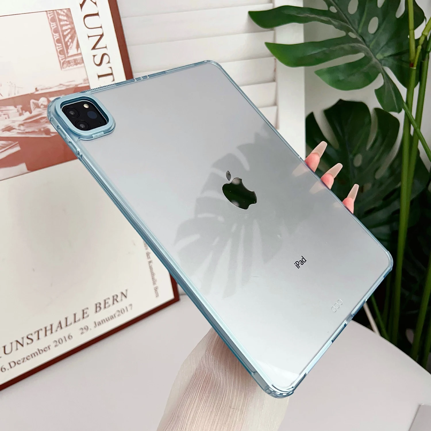 حافظة شفافة لجهاز iPad Air 4 5 Pro 2024 M4 2025 A16 10.2 10.9 11 12.9 13 MINI 6 7 8 9 10th 11th الجيل