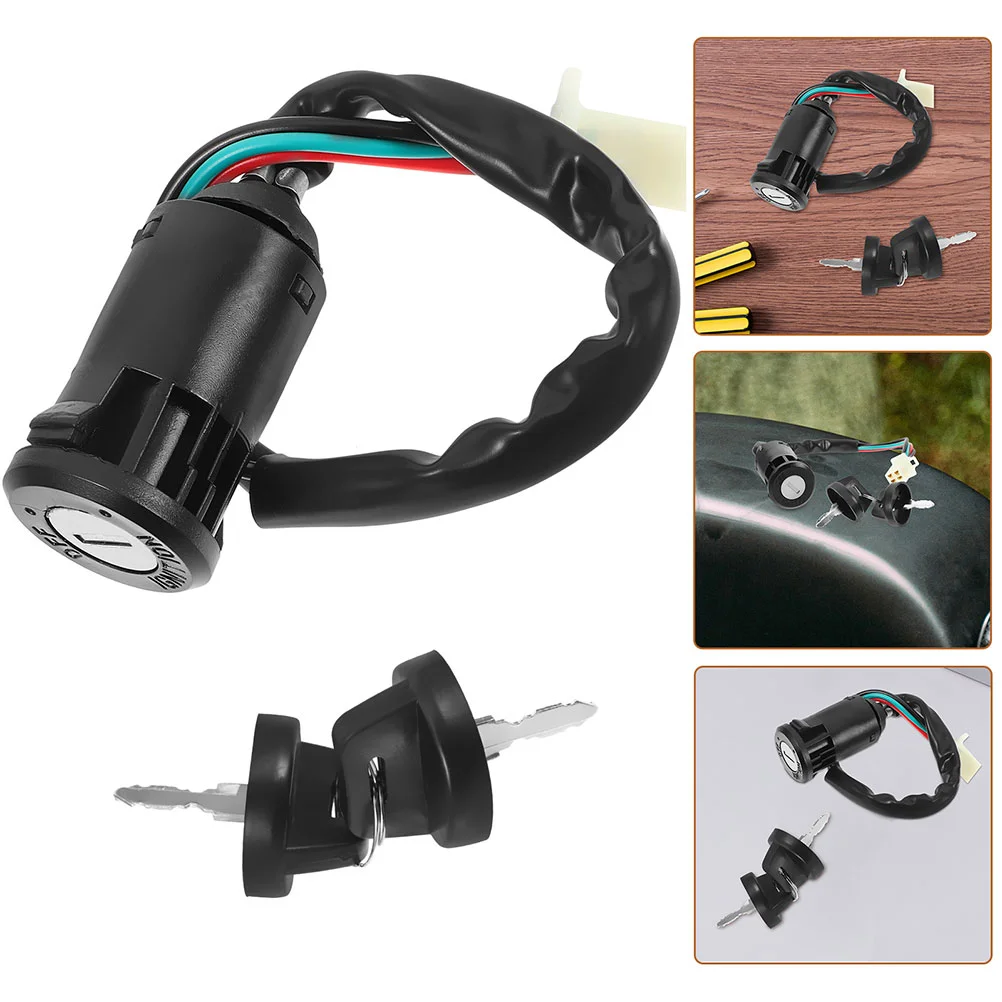 

Motorcycle Ignition Switch Switches Chinese Atv Component Black Plastic Ezgo Marathon