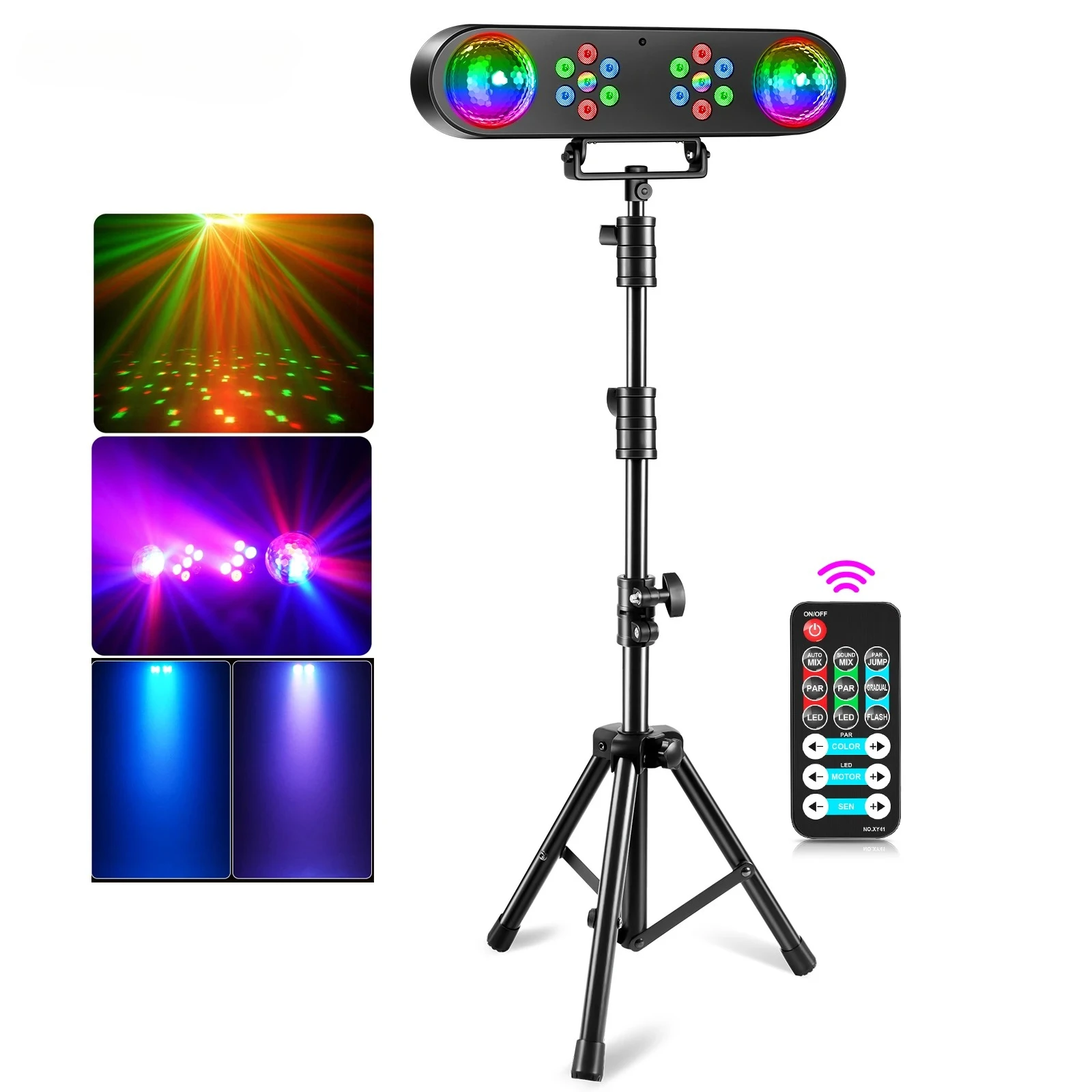 

30 Вт RGB 3 в 1, эффект кронштейна, окрашивание волшебных шаров, пульт дистанционного управления, сценический эффект, освещение, проектор для DJ Party Concert