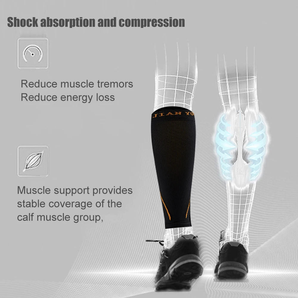 زوج واحد من أكمام العجل الضاغطة (20-30 مم زئبق) للرجال والنساء خيار مثالي لجوارب الضغط لتشغيل التمريض أثناء السفر #3