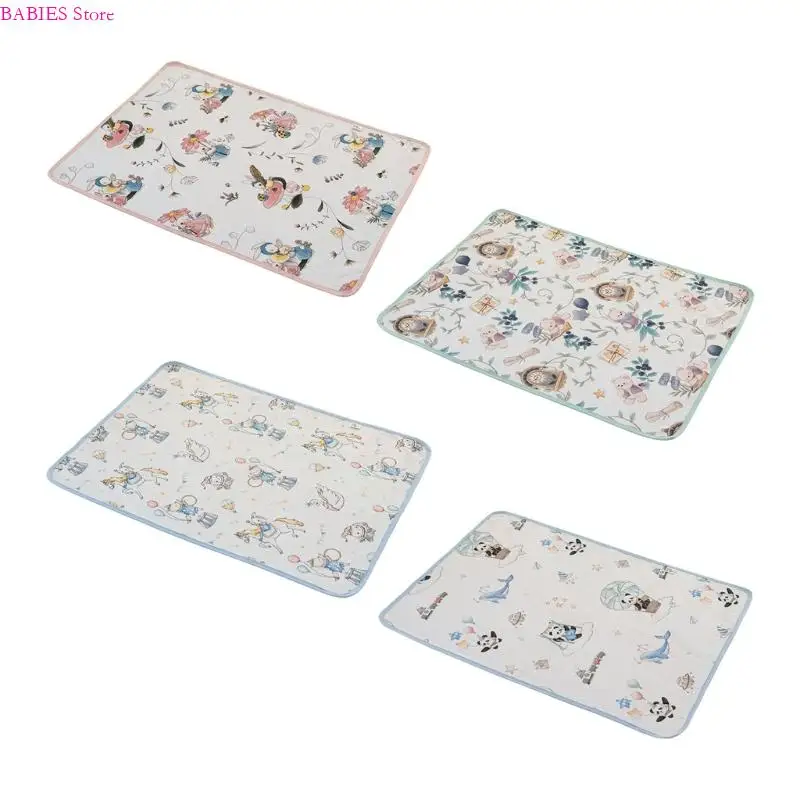 

C9GB мультяшный детский коврик для пеленания подгузников, моющийся водонепроницаемый детский коврик для пеленания для малышей,