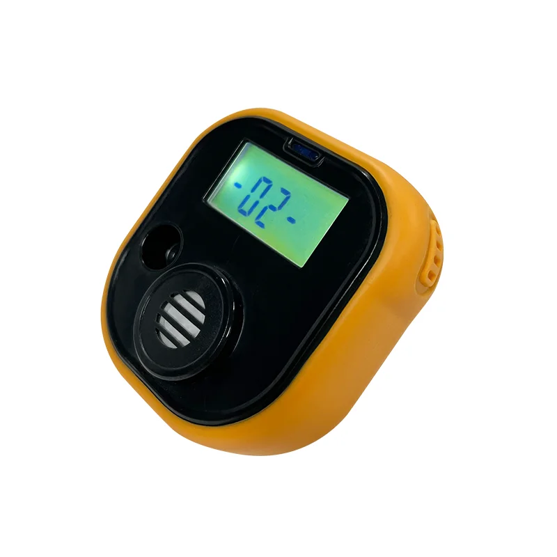 เครื่องตรวจจับก๊าซแบบพกพา GC100 เครื่องตรวจจับก๊าซรั่วแบบเดี่ยว ตรวจจับก๊าซ H2S (0-100μmol/mol) CO (0-1000μmol/mol) O2 (0-25.0％vol) สำหรับอุตสาหกรรม