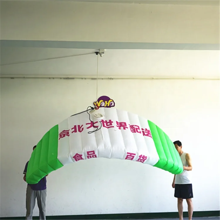 The Latest Design of Advertising Inflatable Parachute Custom Size Inflatable Paragliding Model
