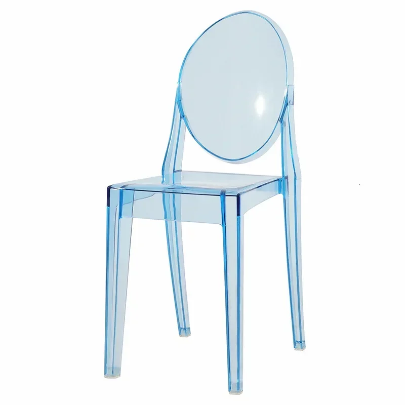 Transparent Crystal Chair Plastic Dining  Ghost Chair Northern Europe Stool Fashion Creative Ins Makeup