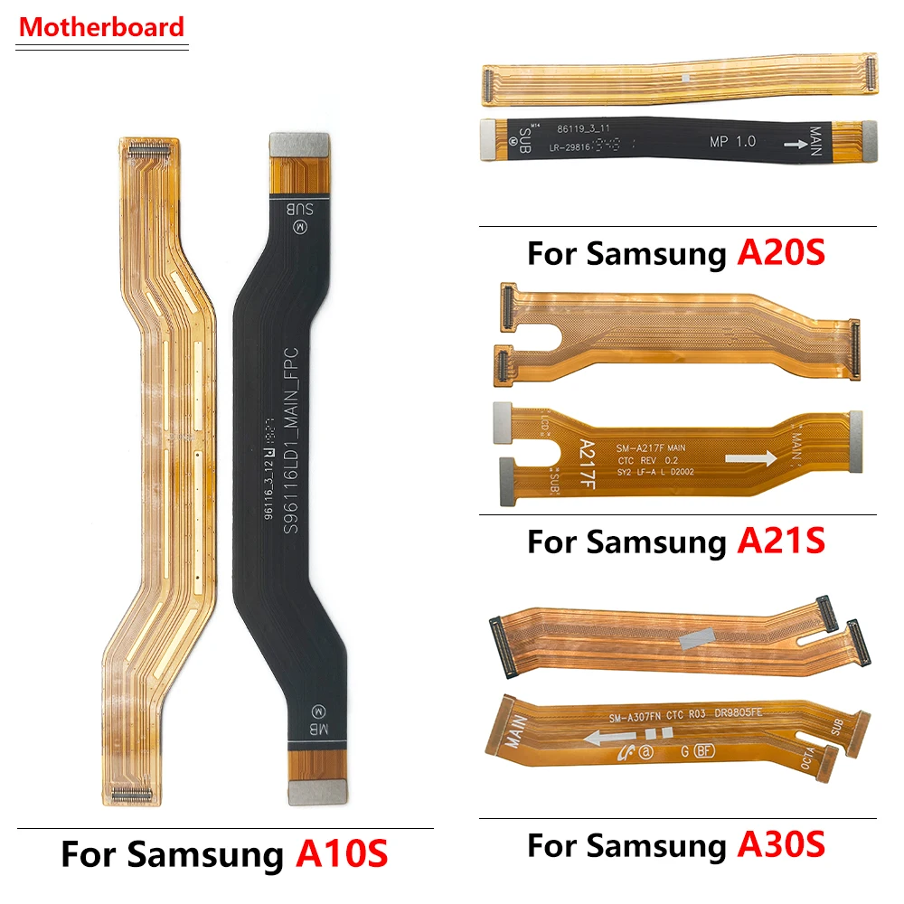 50Pcs/Lot, Motherboard Main Board Connector Flex Cable For Samsung A10S A20S A30S A50S A70S A21s A31 A41 A21 A51 A71