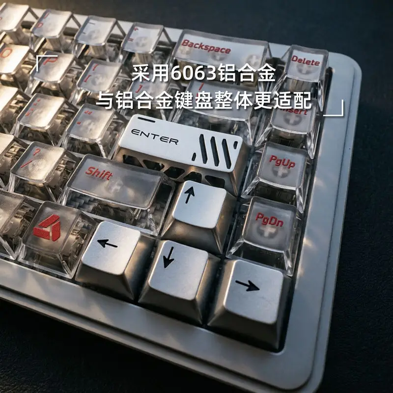 Golden Pikachu Lab Faith Pure Metal Aluminum Alloy Keycap CNC Hollow Personality Mechanical Magnetic Axis Keyboard Single Supple