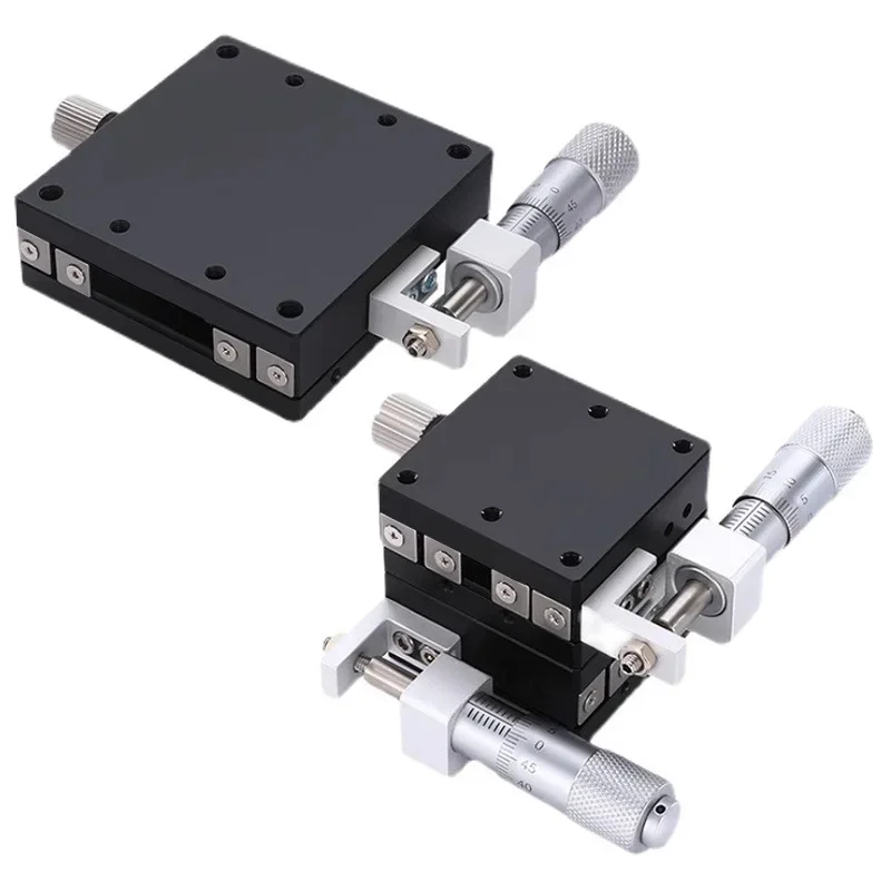 Suitable for XY axis steel strip ball type precision displacement platform LGY60 manual high-precision fine-tuning sliding