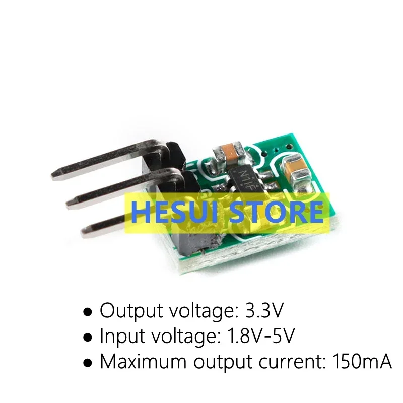 DC-DC Automatic voltage lifting power module 1.8-5V input to 3.3V output 150mA current