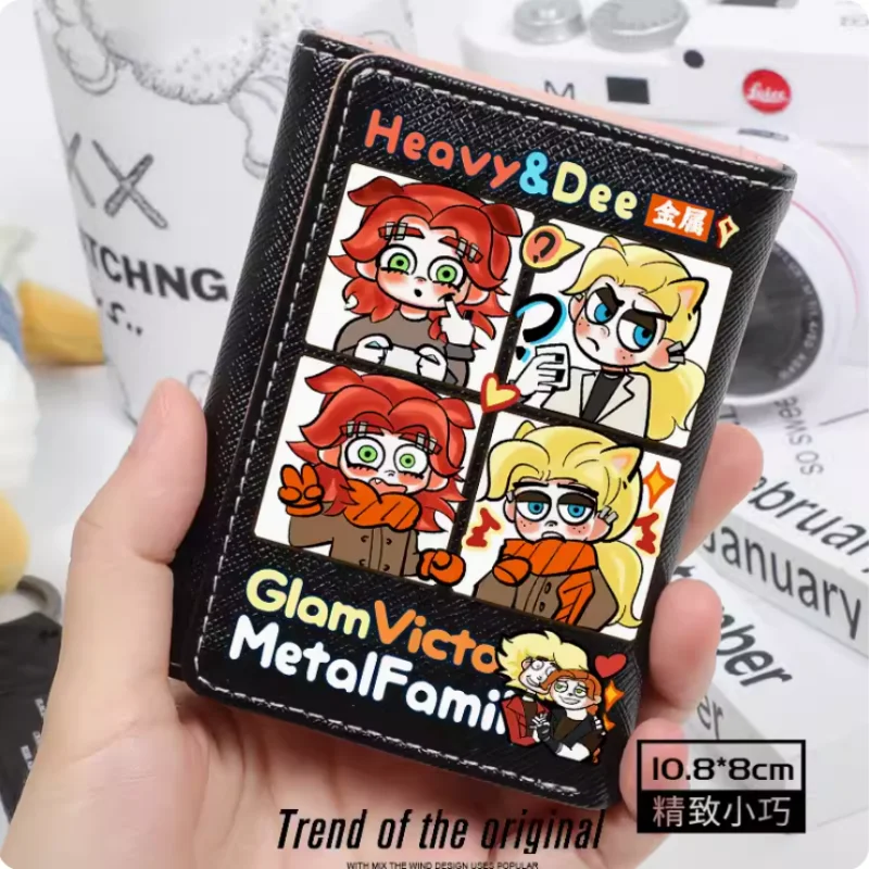 Anime Metal Family Dee Heavy Fashion Wallet PU Purse Card Coin Hasp Money Bag Cosplay Gift B1526