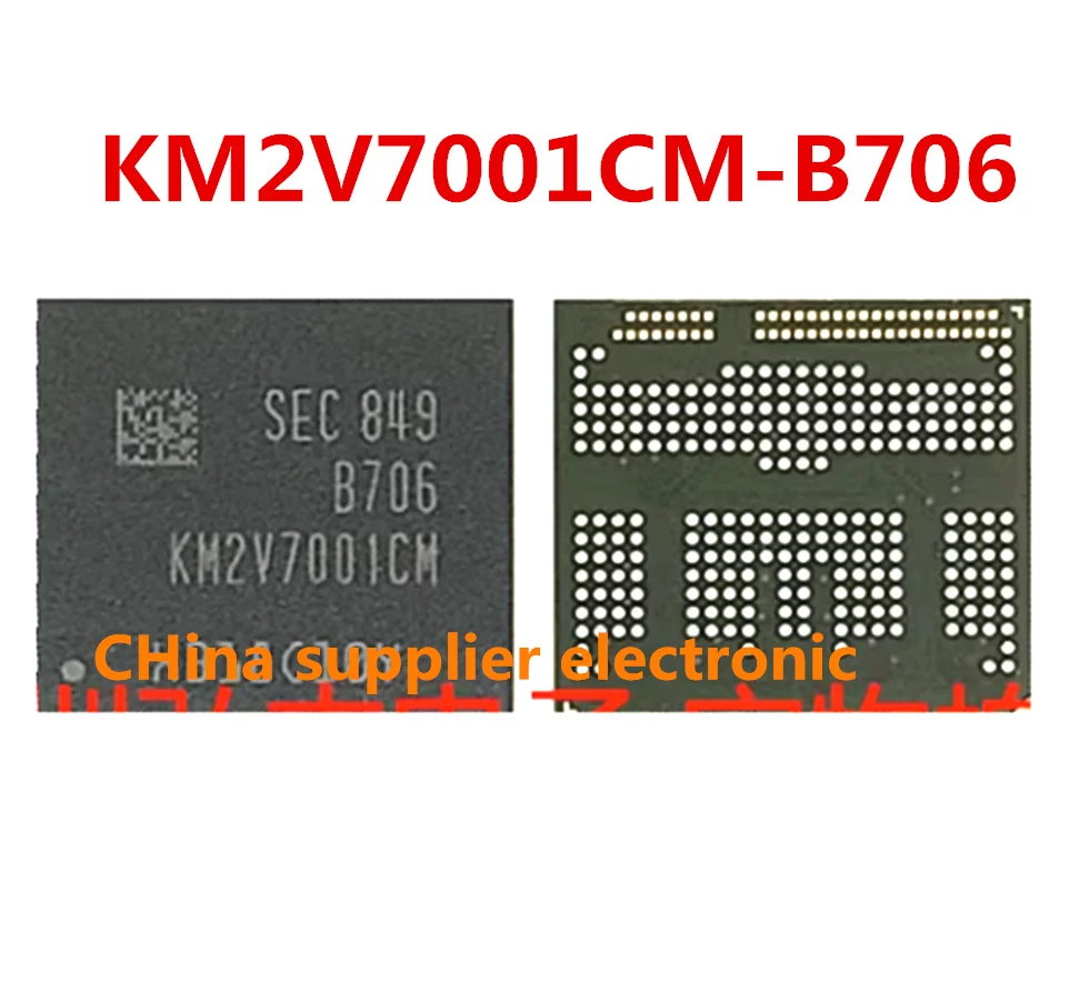 KM2V8001CM-B707 KM2V7001CM-B706 KM2V7001CM 128G+6 eMMC BGA254 B706 EMCP UFS BGA Stencil Reballing IC Solder Tin Plant Net