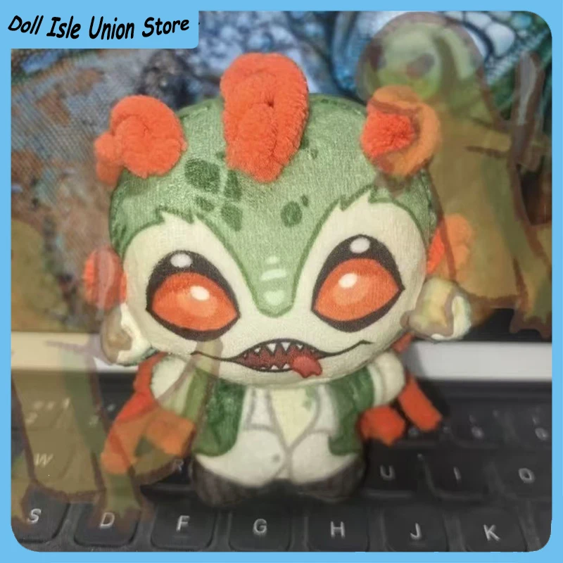 Luchino Diruse Evil Reptilian Identity Ⅴ 10cm Q Version Lizard Nunu Body Doll Plushie Gift Anime Plush Toy Pendant Figurine