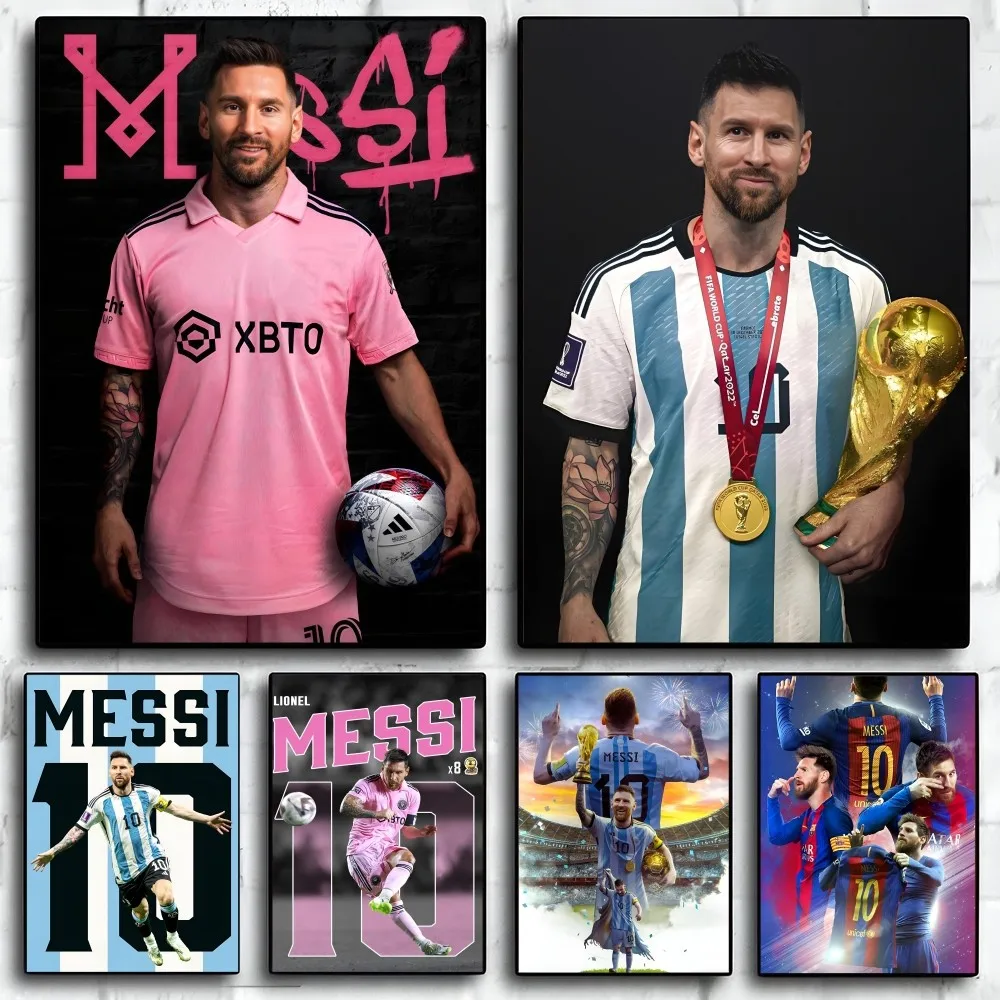 m-Messi  Poster Paper Print Home Living Room Bedroom Entrance Bar Restaurant Cafe Art Painting Decoration