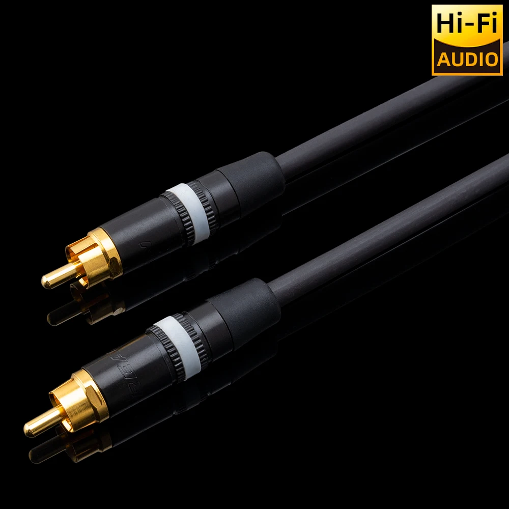 ▲ Japão mogami 2964 75 ohm cabo coaxial digital rca plug ofc dupla blindagem alta fidelidade spdif linha de áudio para tv dac amplificador alto-falante