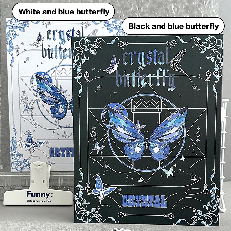 Binder Photo Album Cartoon Butterfly Series A5 Loose-leaf Album Photocard Collection Books Small Card Storage Book Gifts