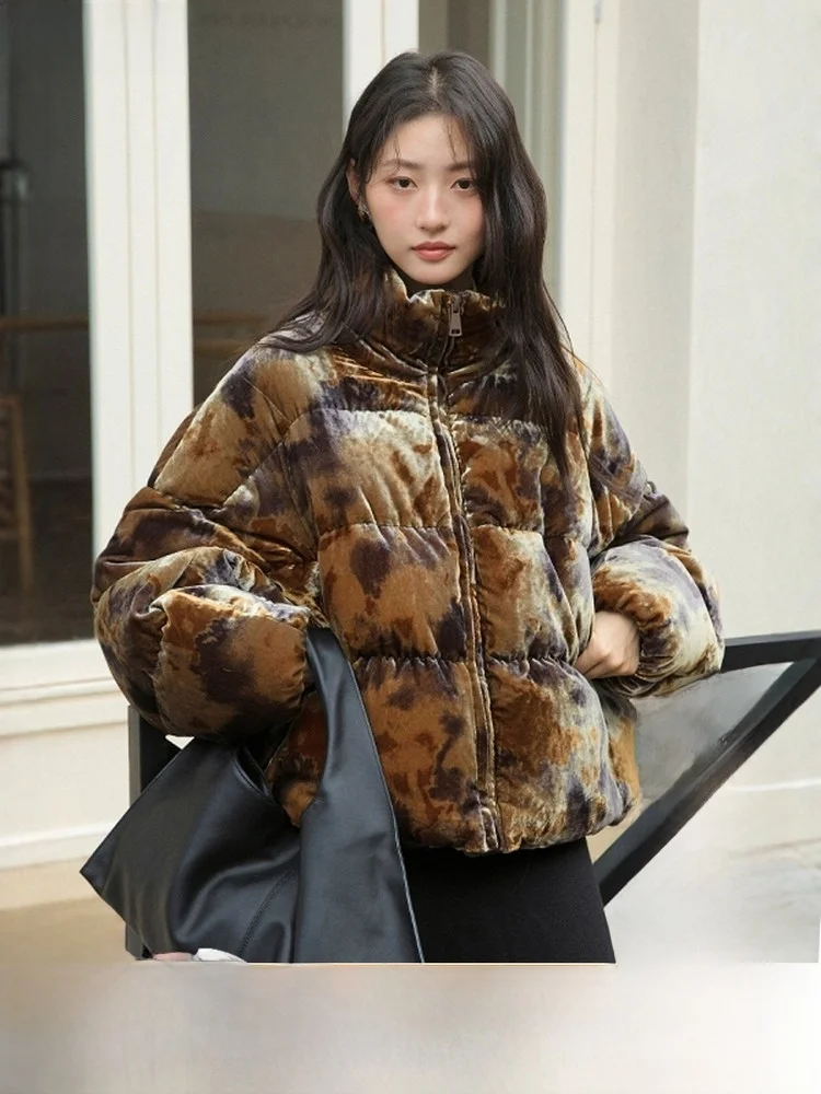 

Artistic ort Women's down Jaet 95 White Goose down Velvet Design Winter Thi Coat Warm Sli Regular Fit Zipper Closure