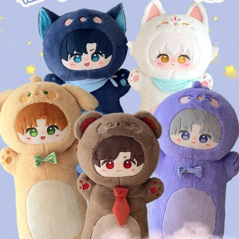 

Light And Night Xiaoyi 80cm Large Cute Cat Style Plush Pillow Soft Stuffed Hugging Doll For Female Anime Game Fans Birthday Gift