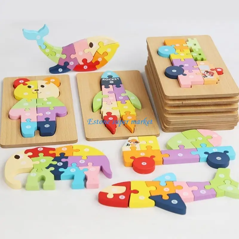 090B 유아 퍼즐 퍼즐 장난감 손과 눈의 조정 훈련을위한 장난감 장난감